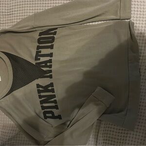 PINK Victoria's Secret Heather Gray Pullover Sweatshirt